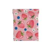Belle Fraise Rose, Sac de Rangement pour Femmes, Portefeuille supérieur à Presser, Petit Porte-Monnaie, Pochette de Changement