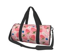 Belle Fraise Rose, Sac de Voyage de Grande capacité, Sac à Main Rond, Sac de Voyage de Sport, fourre-Tout, Sac de Fitness
