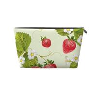 Belle Fraise, Trousse de Toilette Trousse de Maquillage Sac à cosmétiques Trousse de Toilette de Voyage Portable
