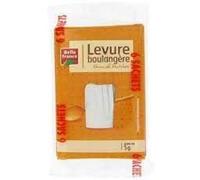 Belle France Levure Boulangère, 6 sachets de 5g