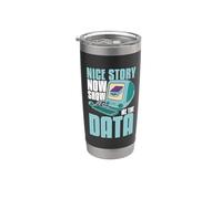 Belle histoire : montrez-moi maintenant l'exploration de données en génie informatique Gobelet isotherme en acier inoxydable double paroi