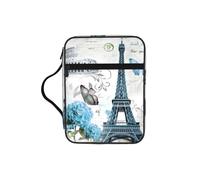 Belle housse de protection pour la Bible avec imprimé floral, étui de transport avec poignée durable pour homme et femme