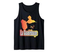 Belle idee Cadeau Souvenir Carte de la Guadeloupe 971 gwada Débardeur