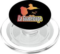 Belle idee Cadeau Souvenir Carte de la Guadeloupe 971 gwada PopSockets PopGrip pour MagSafe