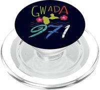Belle idée Cadeau Souvenir Carte de la Guadeloupe PopSockets PopGrip pour MagSafe