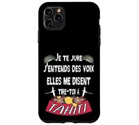 Belle idee Cadeau Souvenir de l'ile de Tahiti Coque pour iPhone 11 Pro Max