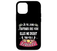 Belle idee Cadeau Souvenir de l'ile de Tahiti Coque pour iPhone 12/12 Pro