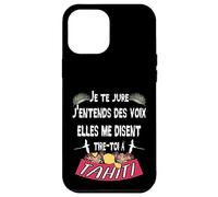 Belle idee Cadeau Souvenir de l'ile de Tahiti Coque pour iPhone 12 Pro Max