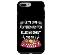 Belle idee Cadeau Souvenir de l'ile de Tahiti Coque pour iPhone 7 Plus/8 Plus