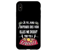 Belle idee Cadeau Souvenir de l'ile de Tahiti Coque pour iPhone XS Max