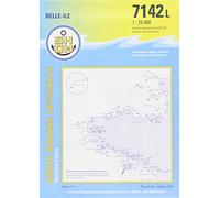 Plastimo Belle-ile Shom Marine Charts 7142 L Clair 84 x 120 cm