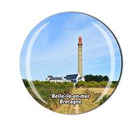 Belle-ILE-en-mer Bretagne Aimant de réfrigérateur en cristal souvenir touriste collection cadeau aimant réfrigérateur