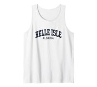 Belle Isle Florida Vintage Athletic Sports Design Débardeur
