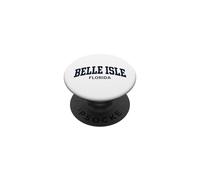 Belle Isle Florida Vintage Athletic Sports Design PopSockets PopGrip Adhésif