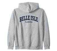 Belle Isle Florida Vintage Athletic Sports Design Sweat à Capuche