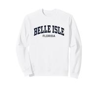 Belle Isle Florida Vintage Athletic Sports Design Sweatshirt