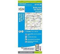 Carte de randonnée IGN Série Bleue n° 0716 - Belle-Isle-en-Terre, Guerlesquin