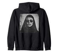 Belle Jeune Nonne, Nonne Rebelle Sweat à Capuche