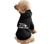 Belle journée pour sauver des Vies Sweat à Capuche Chaud pour Chien Costume de Chien Mignon Sweat-Shirt Vêtements Confortables pour Animaux de Compagnie S