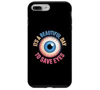 Belle journée pour sauver Les Yeux Optométrie Sensibilisation aux Soins oculaires Coque pour iPhone 7 Plus/8 Plus