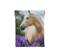 Belle Lavande de Cheval Palomino, Sac de Rangement pour Femmes, Portefeuille supérieur à Presser, Petit Porte-Monnaie, Pochette de Changement