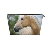 Belle Lavande de Cheval Palomino, Trousse de Maquillage Trousse à cosmétiques Trousse de Toilette de Voyage Portable Pochette de Toilette