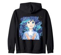 Belle Lune ET ÉTOILES Sweat à Capuche