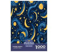 Belle Lune Puzzle 1000 Pièces Cadeau Unique Art Jeu Éduchatif Défi Jouet À De Qualité Supérieure Peinture Art pour Adultes Et Enfants À Partir De 12 Ans 70x50cm/1000pcs