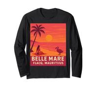 Belle Mare, Flacq, Île Maurice Vintage Design Manche Longue