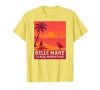 Belle Mare, Flacq, Île Maurice Vintage Design T-Shirt