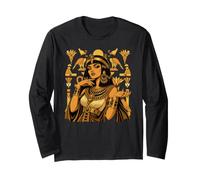 Belle mythologie égyptienne Pharaon de Cléopâtre Manche Longue