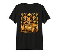 Belle mythologie égyptienne Pharaon de Cléopâtre T-Shirt Haut de Gamme