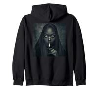 Belle Nonne Noire, Nonne Rebelle Sweat à Capuche