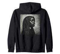 Belle Nonne Noire, Nonne Rebelle Sweat à Capuche