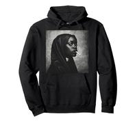 Belle Nonne Noire, Nonne Rebelle Sweat à Capuche