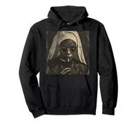 Belle Nonne Noire, Nonne Rebelle Sweat à Capuche