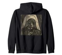 Belle Nonne Noire, Nonne Rebelle Sweat à Capuche