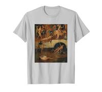 Belle Peinture surréaliste célèbre T-Shirt, Homme, Argent, L