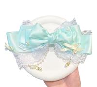Belle pince à cheveux décorée de dentelle florale et de barrettes en ruban de soie, postiche ajoute de la mode à n ' importe quelle coiffure, épingle à cheveux élégante