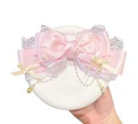 Belle pince à cheveux décorée de dentelle florale et de barrettes en ruban de soie, postiche ajoute de la mode à n ' importe quelle coiffure, épingle à cheveux élégante