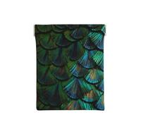 Belle Plume de Paon, Sac de Rangement pour Femmes, Portefeuille supérieur à Presser, Petit Porte-Monnaie, Pochette de Changement
