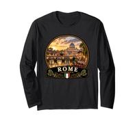 Belle Rome Italie Canal Coucher de Soleil Vacances Manche Longue