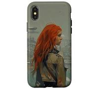 Belle rousse de Science-Fiction Coque pour iPhone X/XS