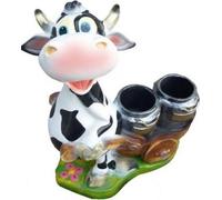 Belle sculpture de designer intéressante d'une vache, figure hauteur 54 cm.