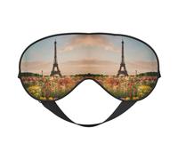 Belle tour Eiffel Paris imprimé couverture yeux couverture pour homme femme avion voyage sieste nuit sommeil