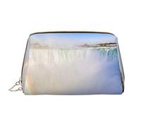 Belle trousse de toilette Galaxy en cuir pour femme - Sac à main mignon - Organiseur de maquillage de voyage, Niagara Falls, Taille unique