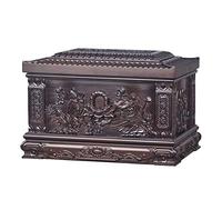 Belle Urne d'amour en Bois, Grandes Urnes pour Cendres Urnes de crémation pour Cendres Humaines Adultes, Mémorial Humain Vraiment Beau Lieu de Repos (ébène)