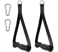 BELLE VOUS 2 PCS de Poignées de Résistance Musculation Robustes - Poignée pour Machine et Élastique - Accessoires pour Fitness et Musculation - Bande de Resistance pour Traction et Poulie