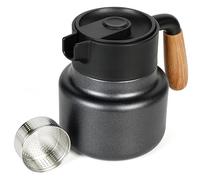 Belle Vous Carafe Isotherme à Café Noire en Acier Inoxydable - Double Paroi - Maintien au Chaud Pendant 8h et Froid Pendant 12h - Bouteille Isotherme de 800ml pour Toutes Boissons