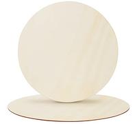 Belle Vous Cercle Bois Brut (Lot de 2) - Rondin de Bois Vierge de 60 cm - Rond Bois Loisir Creatif, Peinture, Pyrogravure, Panneaux de Porte et Décorations de Noël/Fêtes